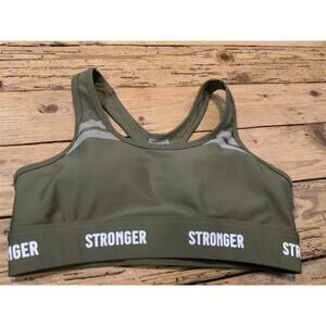 Stronger Women’s Size M Olive Hero Sports Bra